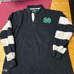 Collegiate Navy and White Rugby Shirt